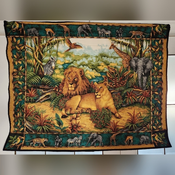 Safari Wall Tapestry - Picture 1 of 12